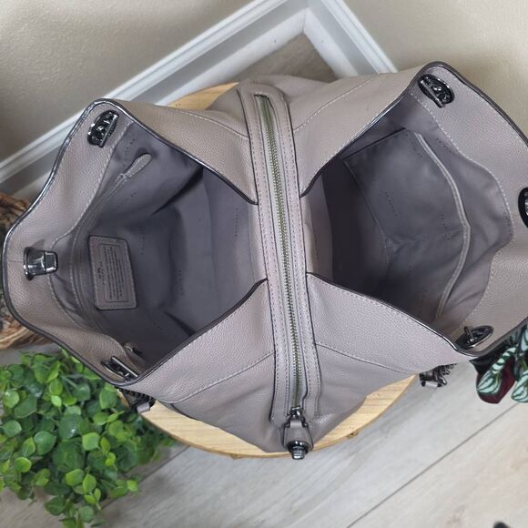 Coach Turn-Lock Edie Shoulder Bag and Wallet - Picture 11 of 16